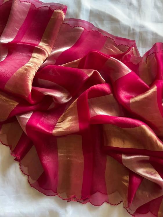 Akshara georgette tissue silk b2b clothing wholesale india